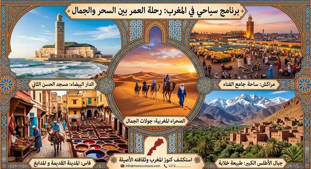 برنامج سياحي في المغرب لمدة اسبوع