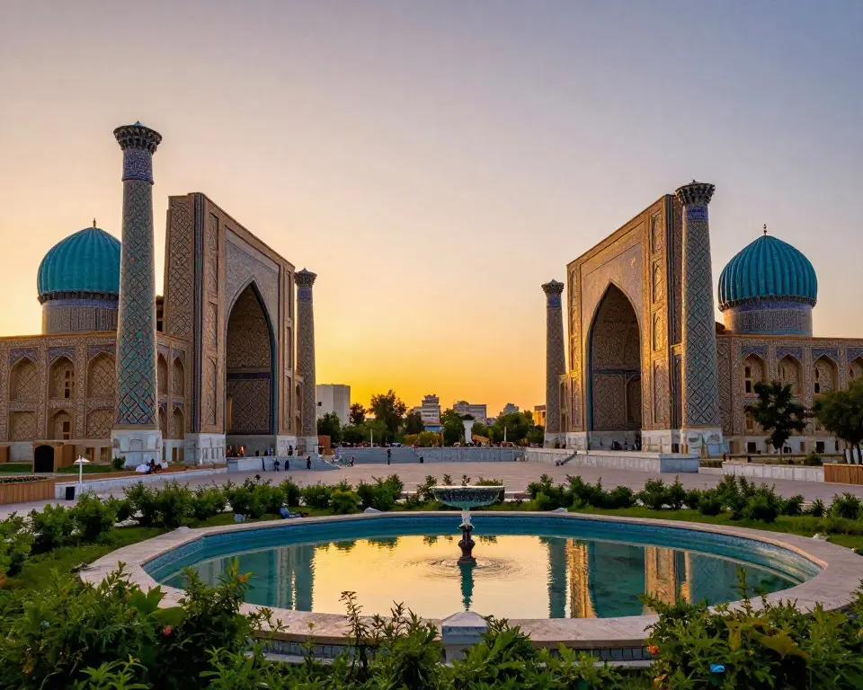 ساحة ريجستان سمرقند